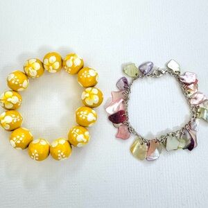 Hawaii Bracelet Set. Handmade and purchased in a tiny store in Hawaii.